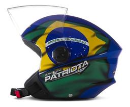Capacete Aberto Patriota New Three Elite Pro Tork Brasil