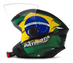 Capacete Aberto Patriota New Three Elite Pro Tork Brasil