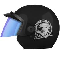 Capacete Aberto Pro Tork Liberty 3 Solid Viseira Camaleão Masculino Feminino Segurança Conforto