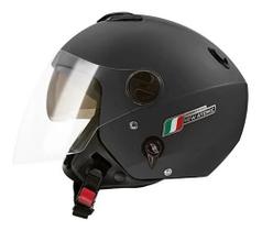 Capacete Aberto Pro Tork New Atomic Elite Viseira Solar Fumê