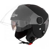 Capacete Aberto Pro Tork New Atomic Preto Fosco Capacete Aberto Pro Tork New Atomic Preto Fosco