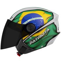 Capacete Aberto Pro Tork New Liberty 3 Patriota Vis. Fumê