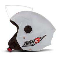 Capacete Aberto Pro Tork New Liberty 3 Three Branco