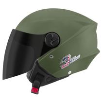 Capacete Aberto Pro Tork New Liberty 3 Three Elite Viseira Fumê Masculino Feminino Confortável Segurança Acessórios Moto