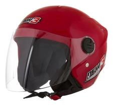 Capacete Aberto Pro Tork New Liberty Three 58 Vermelho