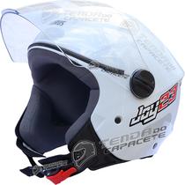 Capacete Aberto Taurus Joy 23 Branco Brilhante Viseira Antirrisco Capacete Aberto Taurus Joy 23 Branco Brilhante Viseira Antirrisco