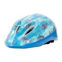 Capacete absolute kids shake azul tubarão tamanho p