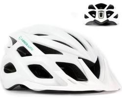 Capacete Absolute Luna Flash com Viseira e Pisca USB 9 Modos