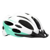Capacete absolute mia M Branco/verde C/led