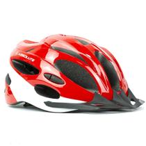 Capacete absolute nero vermelho/branco, m