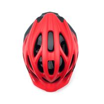 Capacete Absolute WILD c/ Led - Vermelho/Preto fosco