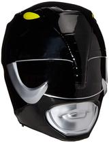 Capacete Adulto Black Ranger - Tamanho Único - 100% ABS