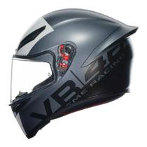 Capacete AGV K1S Limit 46 Preto e Cinza Fosco Tamanho:58