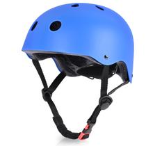 Capacete Ailsoes Kids ajustável de 3 a 8 anos, multiesportivo, azul