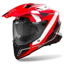 Capacete Airoh Commander 2 Mavick Big Trail Of Road Vermelho