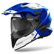 Capacete Airoh Commander 2 Reveal Big Trail Off Road Azul