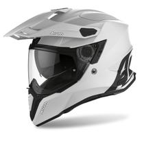 Capacete Airoh Commander Big Trail Trilha Branco Oculos Moto