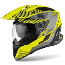 Capacete Airoh Commander Boost Big Trail Trilha Amarelo