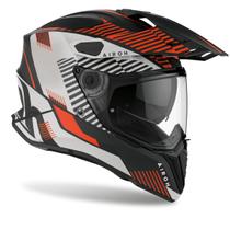 Capacete Airoh Commander Boost Big Trail Trilha Laranja