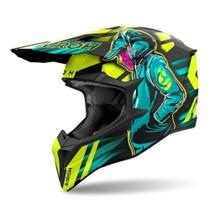 Capacete Airoh Wraaap Cyber Yellow Matt Fosco
