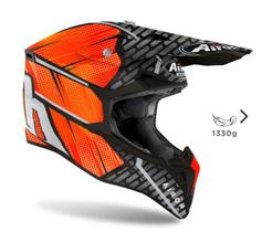 Capacete Airoh Wrrap - Cor Laranja Preto