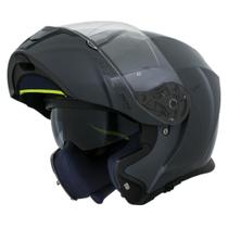 Capacete Articulado Axxis Gecko SV Robocop Cinza Brilho Moto Capacete Articulado Axxis Gecko SV Robocop Cinza Brilho Moto
