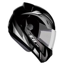 Capacete Articulado Ebf E8 Fast Prata Brilhante (Robocop) Masculino e Feminino Capacete Articulado Ebf E8 Fast Prata Brilhante (Robocop) Masculino e Feminino