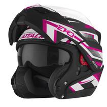 Capacete Articulado Masculino Feminino Pro Tork Robocop Attack Evo Fosco