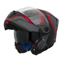 Capacete Articulado MT Atom 2 Robocop Escamoteavel Emalla