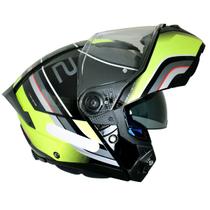 Capacete Articulado MT Atom 2 Robocop Xenom Amarelo Moto