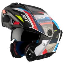 Capacete Articulado MT Atom 2 SV Bast A0 Pearl Branco Brilho Capacete Articulado MT Atom 2 SV Bast A0 Pearl Branco Brilho