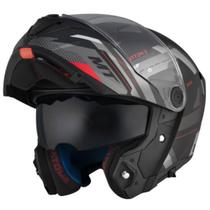 Capacete Articulado Mt Atom 2 Sv Bast D5 Preto Fosco -