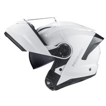 Capacete Articulado Norisk Force 2 Branco Robocop Oculos
