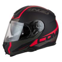 Capacete Articulado NZI Combi 2 Shock Preto/Vermelho Fosco 60 Capacete Articulado NZI Combi 2 Shock Preto/Vermelho Fosco 60