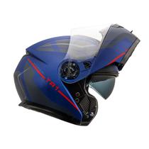 Capacete Articulado Robocop Moto Peels Tr1 Control Azul Capacete Articulado Robocop Moto Peels Tr1 Control Azul