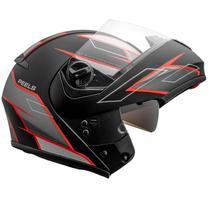 Capacete Articulado Robocop Peels U-RB2 Podium Vermelho