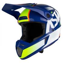 Capacete ASW Bridge - Cor Amarelo Fluo Azul