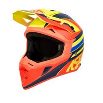 Capacete ASW Core Torn Amarelo Laranja Azul