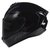 Capacete ASX/ Axxis Draken Solid Brilho - Preto Black