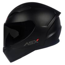 Capacete Asx City Solid Preto Fosco Com Grafite Esportivo Moto