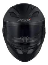 Capacete asx city sv solid preto fosco grafite 60/l