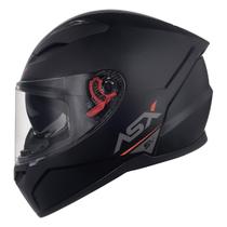 Capacete ASX City SV Solid Preto Fosco Tamanho:60