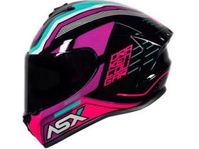 Capacete Asx Draken Cougar Gloss - Rosa