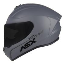 Capacete Asx Draken Solid Cinza Fosco Masculino Feminino Capacete Asx Draken Solid Cinza Fosco Masculino Feminino