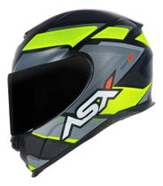 Capacete asx eagle fast matt black/yellow/gray 58 Capacete asx eagle fast matt black/yellow/gray 58