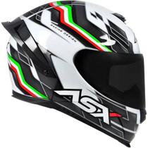 Capacete Asx Eagle Racing Italy Branco