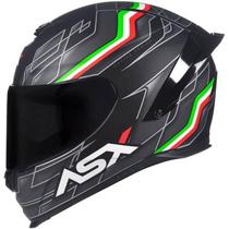 Capacete ASX Eagle Racing Italy - Preto Fosco
