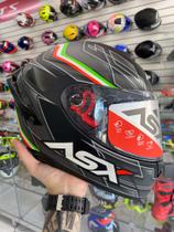 Capacete Asx Eagle Racing Italy Preto Fosco