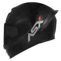 Capacete Asx Eagle Racing Solid Preto Brilho