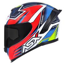 Capacete Asx Eagle Racing Spoiler Esportivo Attacker Azul